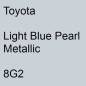 Preview: Toyota, Light Blue Pearl Metallic, 8G2.